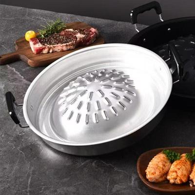 Тайский хот-пот и гриль: Антипригарный угольный мангал для шабу-шабу и жарки.