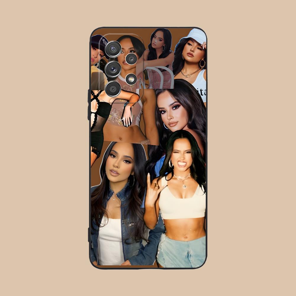 Модный матовый чехол из ТПУ Becky G для Samsung Galaxy M55 54 42 35 34 33 32 23 22 15 14 13 12 F55 5G Цветная крышка