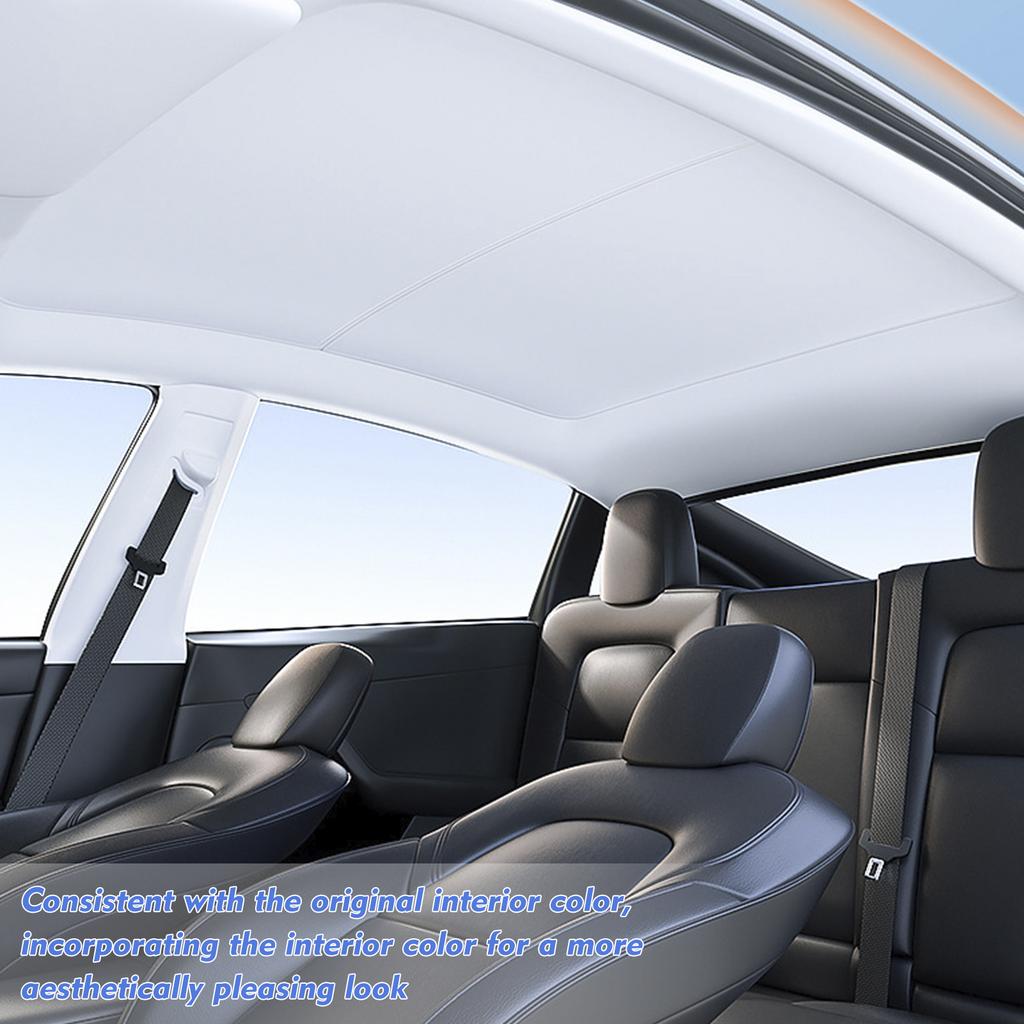 Замена солнцезащитного козырька на крышу Aumotop для Tesla Model Y 2020 2021 2022 2023 Складной, легко устанавливается