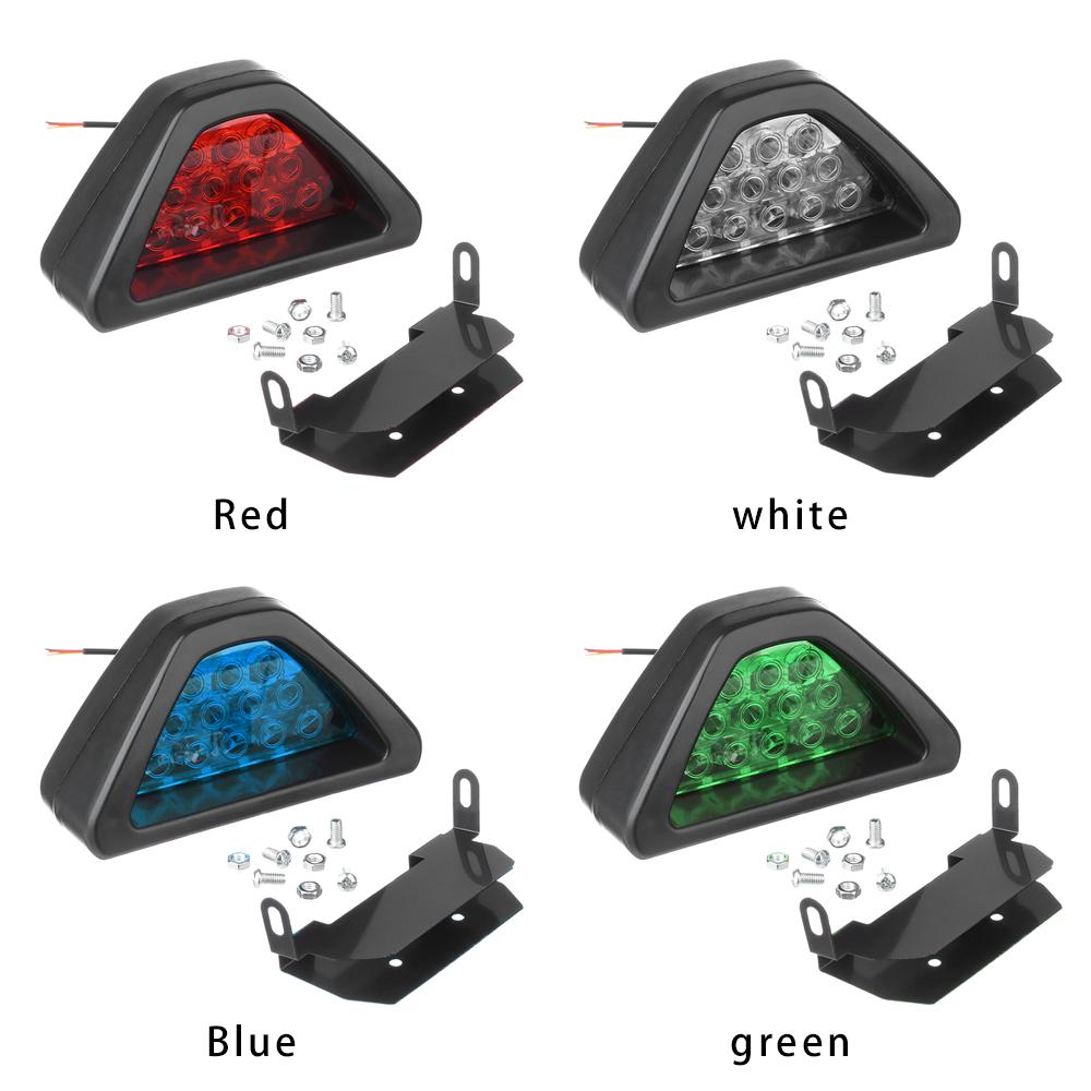 Accessories F1 Style Sporty Triangle Brake Signal Lamp Stop Light Third Brake Lamp Rear Fog Light
