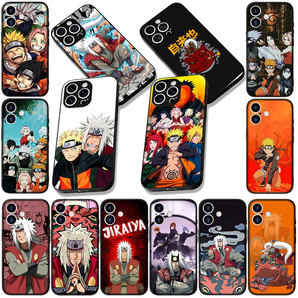 Jiraiya Narutos Casing Phone Cover for Apple iPhone 13 12 Mini XS 11 Pro Max 7 8 Plus + XR SE 2022 2020 SE3 Soft Case