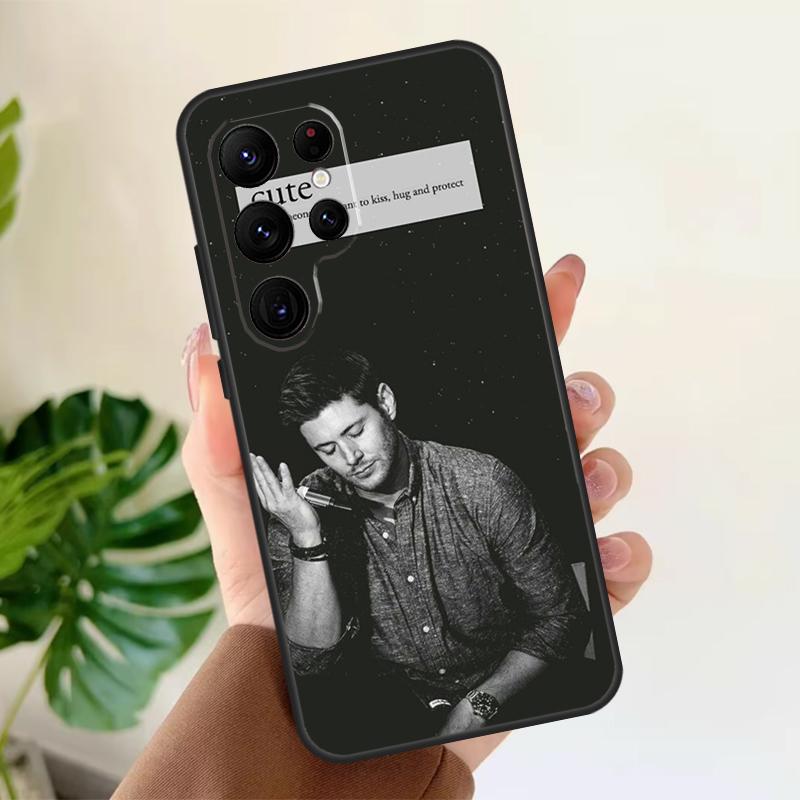 Сверхъестественное Дженсен Эклс Мягкий чехол для Samsung Galaxy S25 S24 S23 S22 S21 Ultra S9 S10 Plus S23 FE S24 FE Чехол для телефона