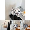 Canvas Crossbody Bag Contrast Color Zipper Closure Phone Pocket For Women Daily Use