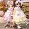 Bjd 1/6 Кукольная Одежда Милое Лолита Платье Для 30См Bjd Куклы Аксессуары Винтажное Платье Горничной Кукольная Одежда Наряжать Куклу Аксессуары