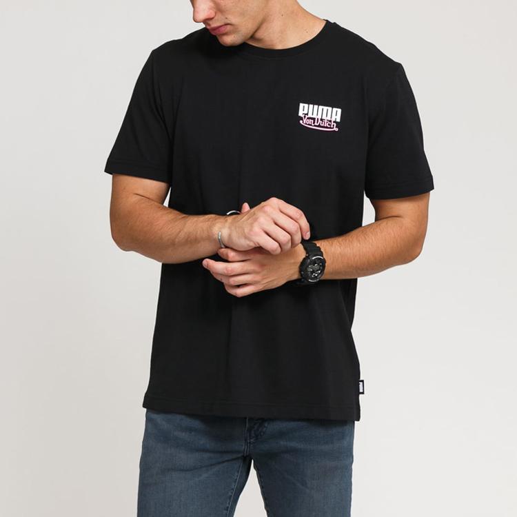 Puma Спортивная футболка с коротким рукавом и логотипом X Von Dutch, мужские топы, черные 598322-01