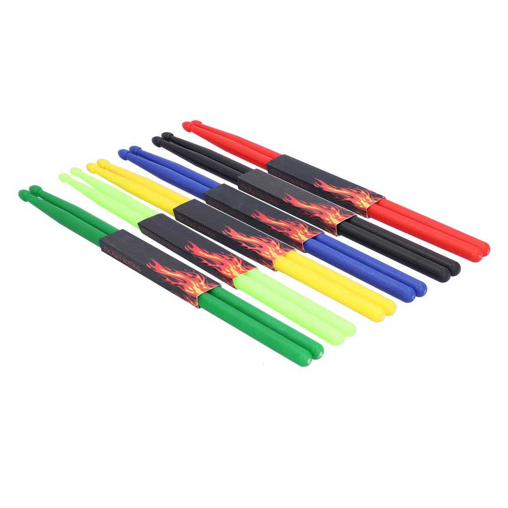 6 Pairs 5A Nylon Drumstick Pack Professional Lightweight Durable NonSlip for Adults Kids