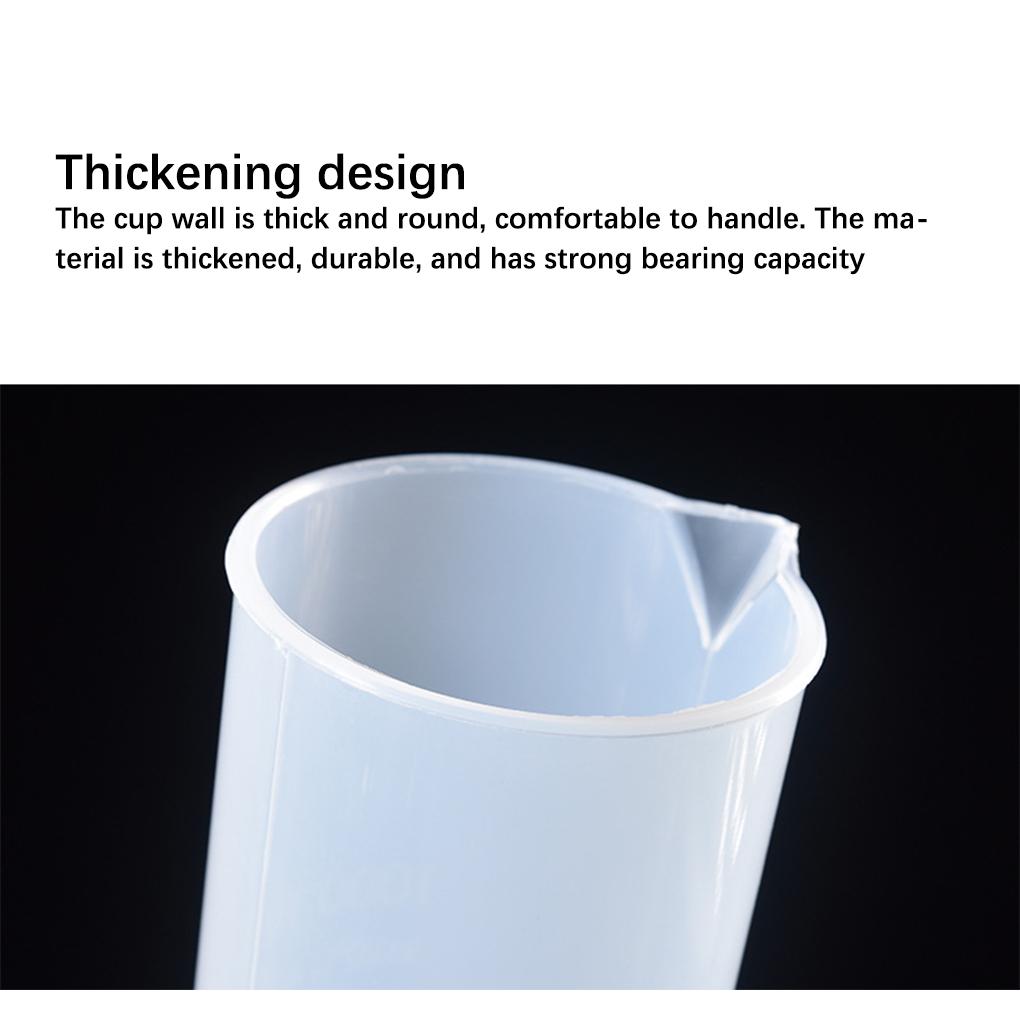 4 шт. мерные чашки достаточный лабораторный измеритель профессиональный инструмент пробная трубка прозрачный прочный цилиндр для использования измерения