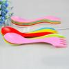 6 Pcs Spoon Fork Knife Cutlery Camping Hiking Spork Combo Travel Utensils Gadget