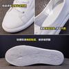 Универсальные маленькие белые туфли женские туфли весна и осень новые белые спортивные и повседневные модные плоские кожаные