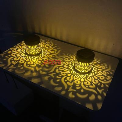 Солнечный уличный настенный проектор: Дизайн мандалы с подсолнухом и пионом