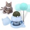 Natural Catnip Cat Rotatable Catnip Spring Ball Toys Clean Mouth Promote Digestion Pet Cat Toys