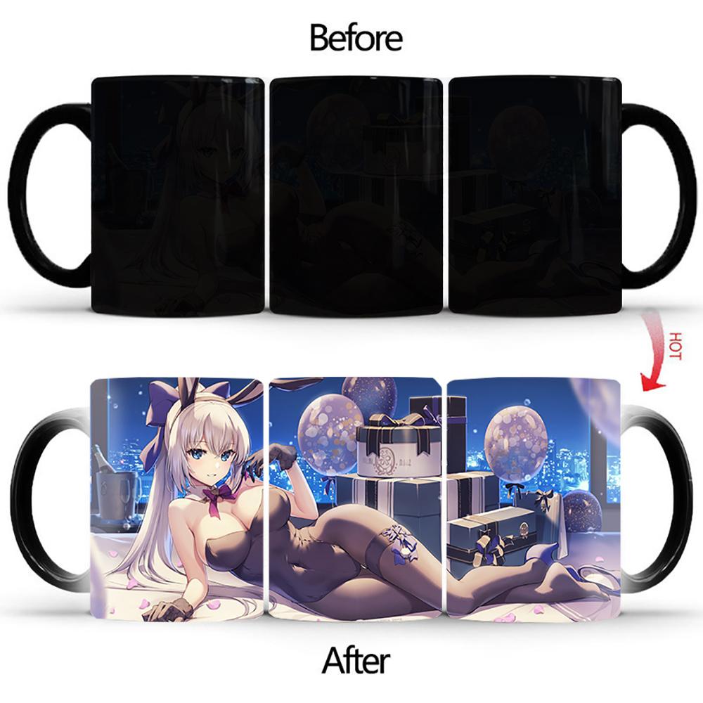 Кружка Sexy Girl, меняющая цвет фарфоровая кофейная чашка BSKT-040, оригинальные кружки, чашки и кружки, персонализированные подарки, посуда для напитков, керамический бар