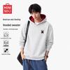 MINISO Men's Heavyweight Loose-Fit Colorblock Pullover Hoodie