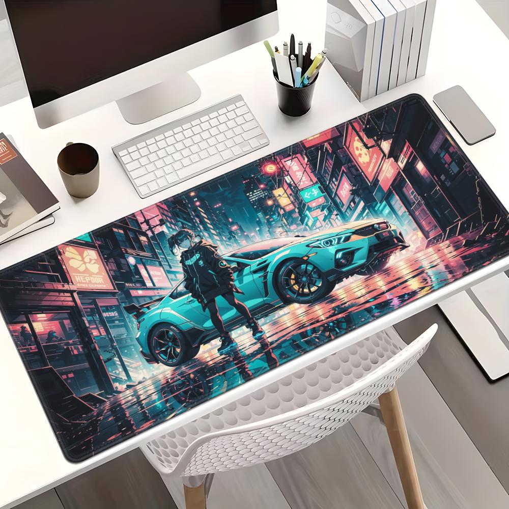 China's -selling mouse pad Cyberpunk sports car Animation Beautiful XXL Game Exclusive MousePads pad Non-slip Decor