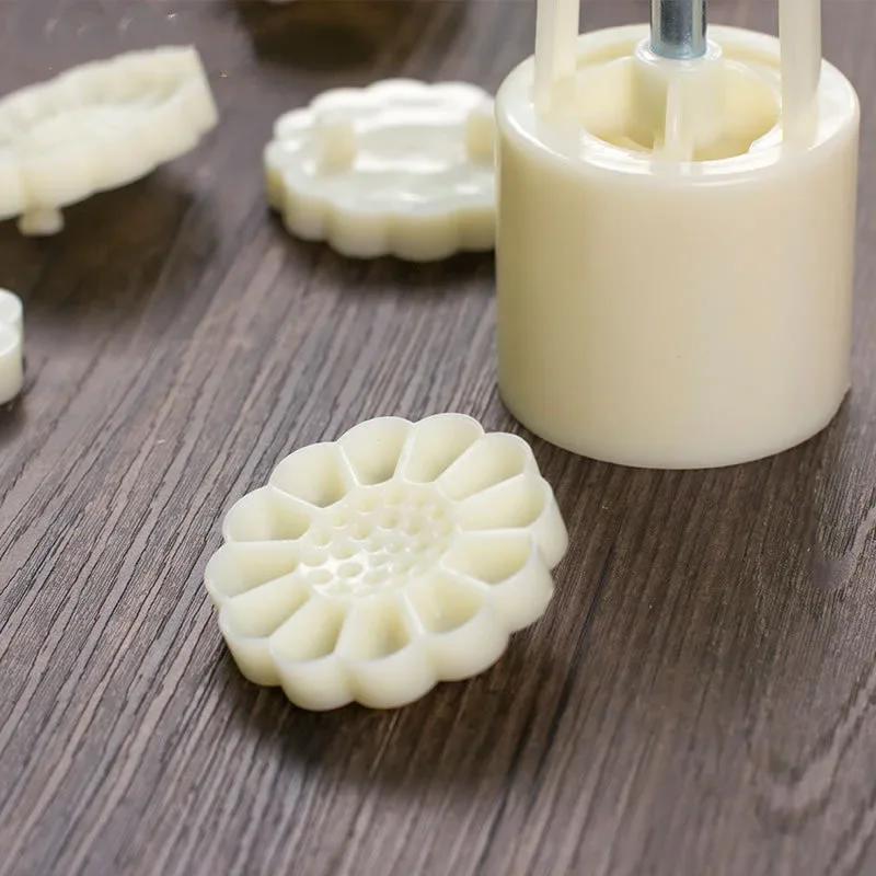 1 набор DIY Форма для выпечки лунных пряников Ручной пресс Штамп для печенья Луна для украшения торта Кондитерский DIY Инструмент Посуда для выпечки Инструмент для бара Праздник середины осени