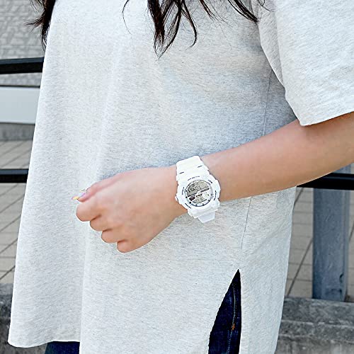 Часы Snoopy, водонепроницаемость 50 м, 5 АТМ, товары, черный x черный x черный циферблат, будильник, цифровые, морские, речные, светящиеся, для детей, женщин, мужчин, унисекс, для детей, цифровой подарок