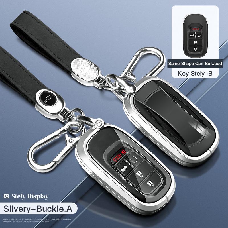 Универсальная крышка для ключа Honda Civic для Accord, XRV, Guandao, Haoying и Xingge - Стильная сумка для автомобильного ключа с пряжкой