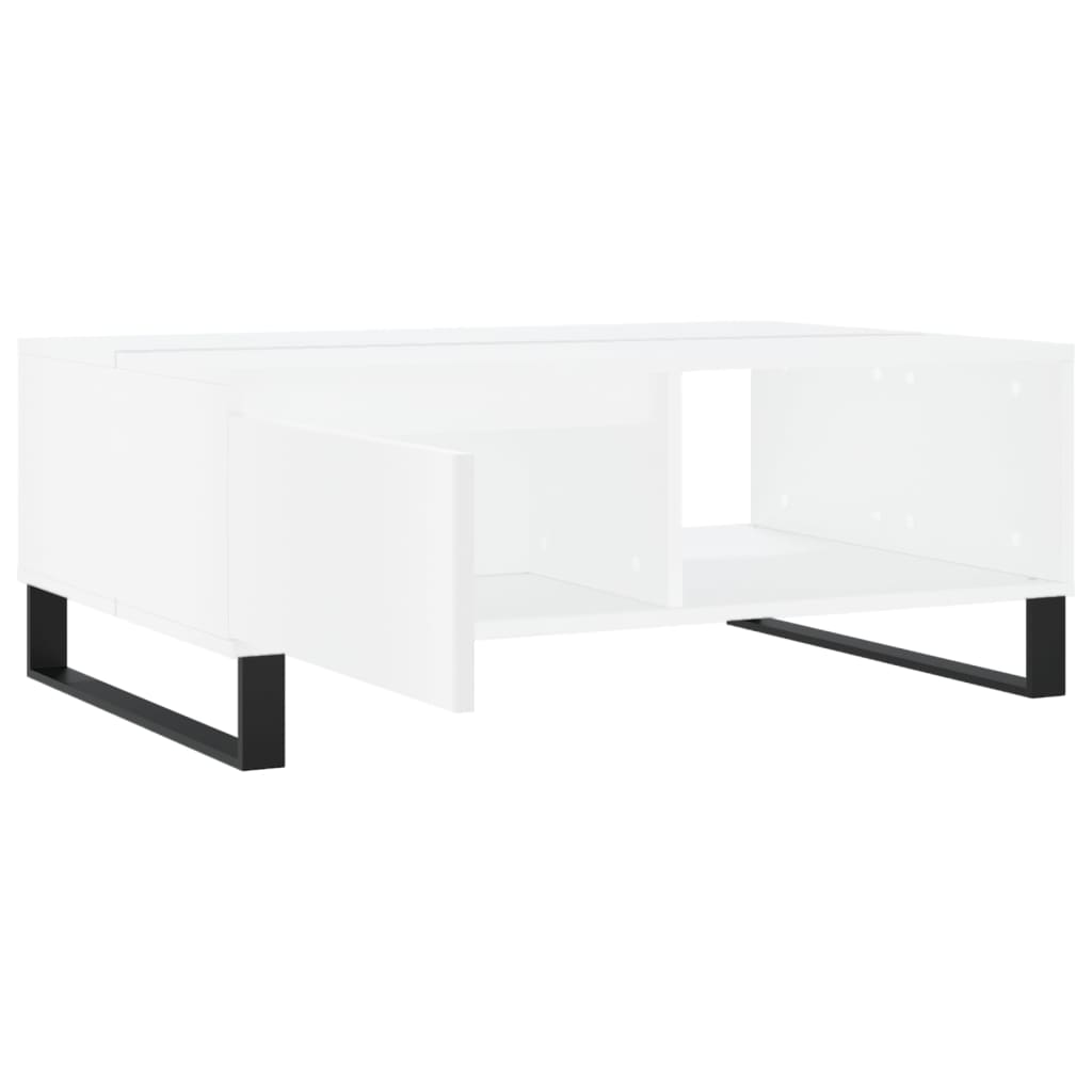 Coffee Table White 90x60x35 cm Wood Based Panel