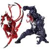 Kaiyodo Revoltech Веном Карнаж Фигурки Действия Сочлененные Суставы Коллекционная Модель Настольное Украшение Для Фанатов Фильмов про Человека-Паука