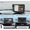 7inch Portable Touch Screen Wireless CarPlay Android Auto Bluetooth 5.0 Car Radio TF AUX Multimedia Video Player Rear View Cam