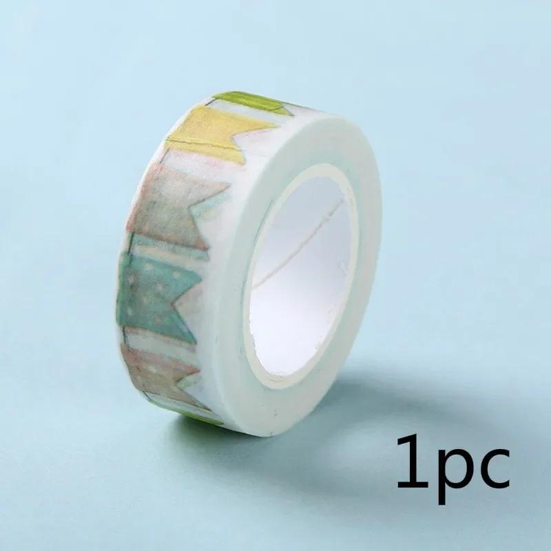 Совершенно новая цветная лента-флажок DIY украшение скрапбук планер маскировочная лента милые канцелярские товары