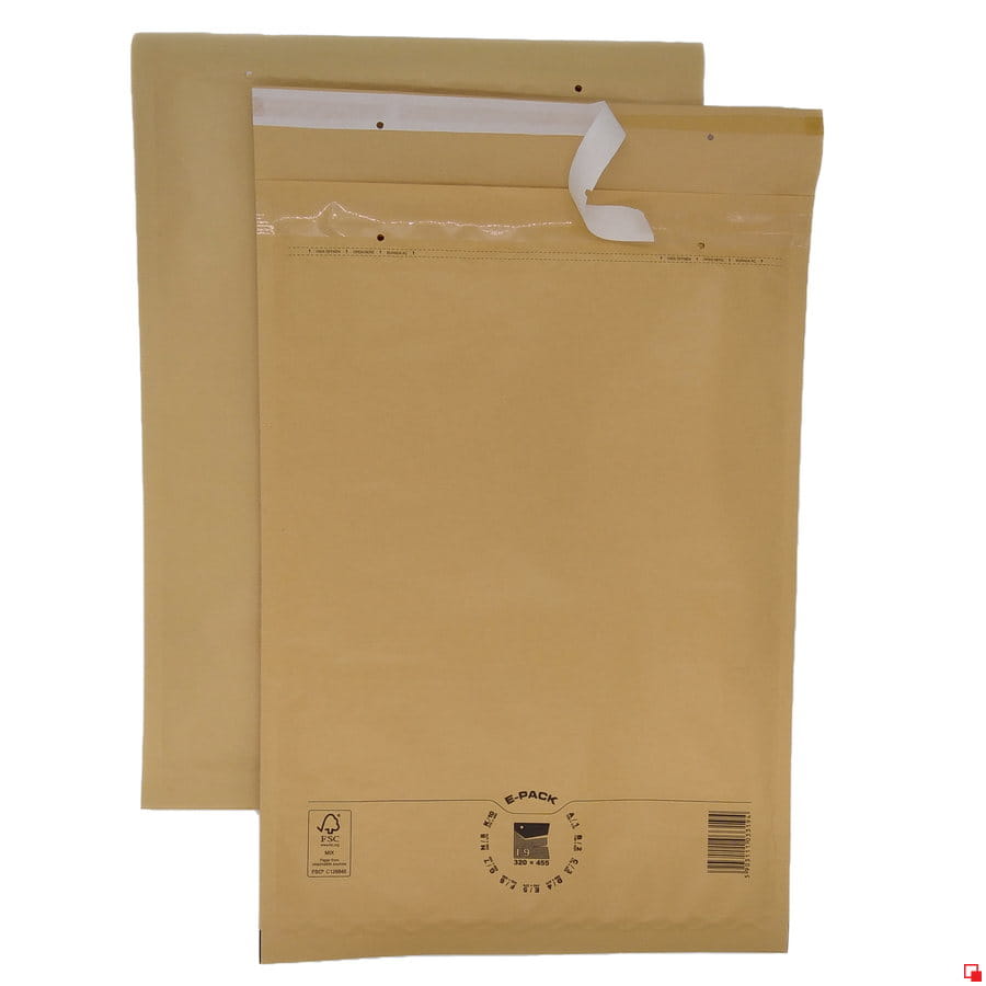 Bubble envelope I19 BROWN x10pcs