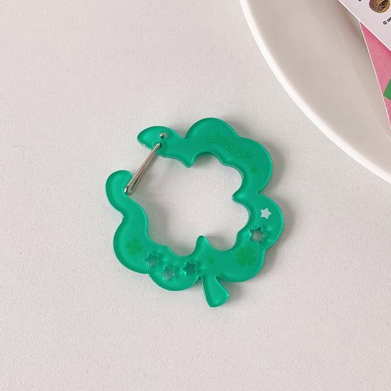 Карабин Брелок Звезда Клубничный Торт Форма Брелок Крючок Аксессуар для Ежедневного Ношения Многоцелевой Зажим