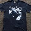 Slowdive Vintage, Подарок фанату 90-х, Черная футболка, Все размеры, Унисекс