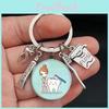 Dental Care Nurse Keychain With Medical Syringe And Stethoscope For Gift And Celebration