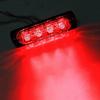 4 светодиодных задних красных противотуманных фонаря DC 12V 800LM для грузовиков, автомобилей, фургонов, автобусов, кабин