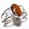 Tiger Eye Gemstone 925 Silver Plated Handmade Jewelry Cuff Bangle
