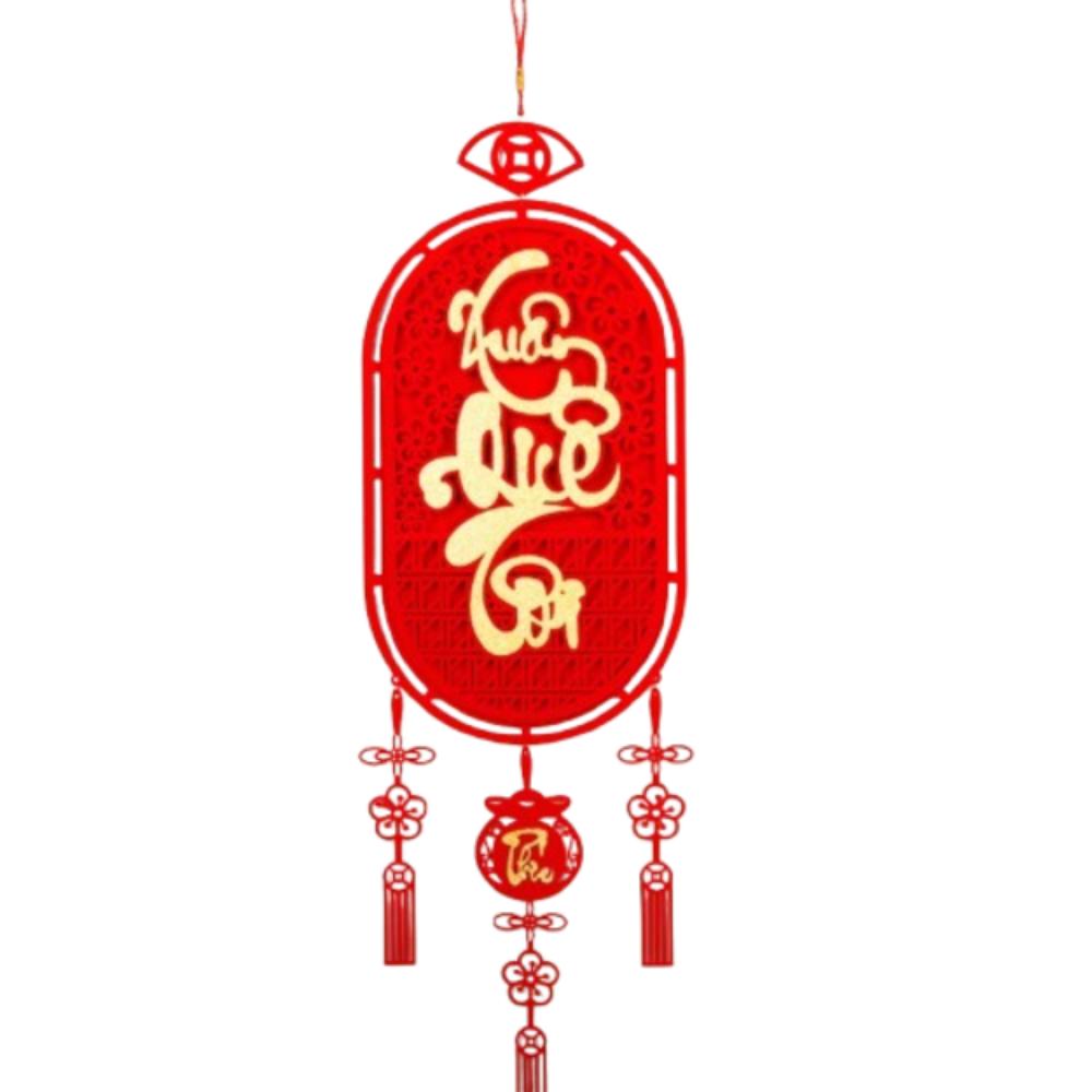 Традиционные подвески с иероглифом Фу в китайском стиле, новогодний парный свиток на дверь 2025, новогодний подарок