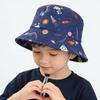 Детская летняя кепка для защиты от солнца с принтом планет и космических кораблей, панама с широкими полями, рыбацкие шляпы для мальчиков и девочек, наружные пляжные кепки-бассейны