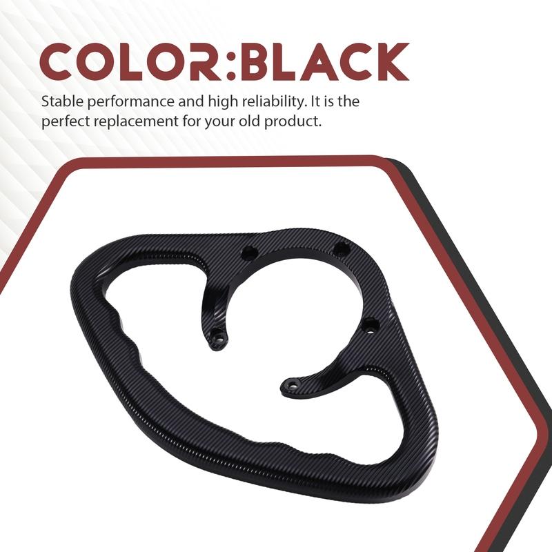 Motorcycle Fuel Tank Cap Armrest Passenger Safety Handgrip Set For Kawasaki ZX6R Z1000 Z800 Ninja650
