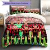 Atlanta United FC Pattern Bedding Home Decoration Birthday Gift (1 * duvet cover + 2 * pillowcase, without core)