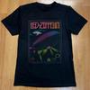 Футболка Led Zeppelin, Классическая рок-группа, Унисекс, Черная футболка, Размеры S-5XL