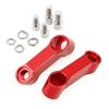 Rear View Mirror Holder Offset Holder for Honda Grom 125 MSX 125 MSX125 2014-2022 Motorcycle Rearview Mirror Extension Seat (Red)