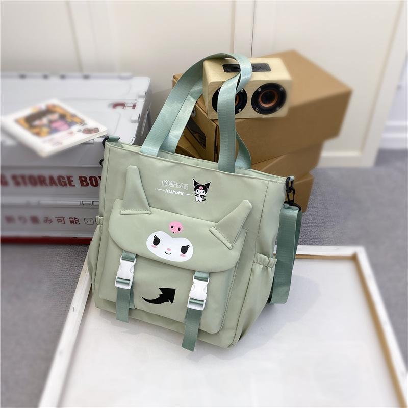 Новый студенческий тренд мультяшная женская сумка через плечо и мессенджер большой вместимости универсальная сумка-тоут для поездок на работу сумка-тоут