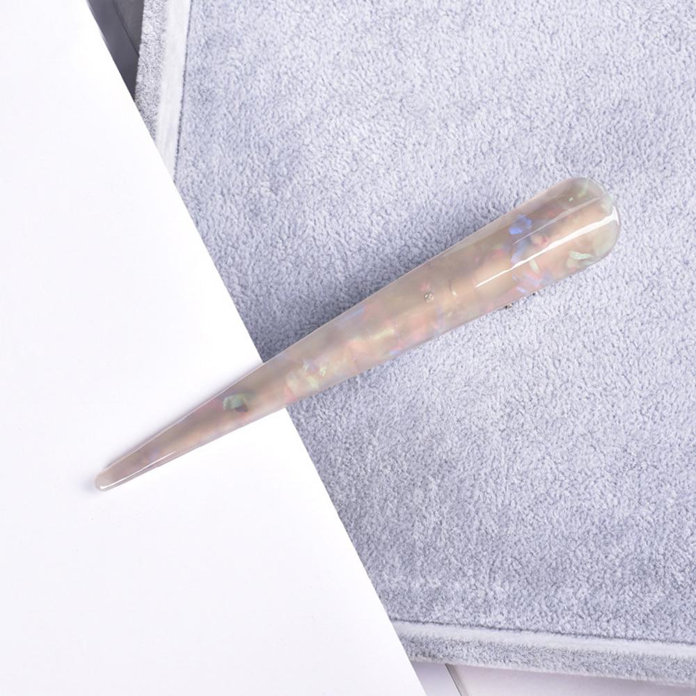 Women Barrette Long Stick Metal Hairgrips Non-Slip Large Alligator Hair Clips Acetic Acid Hairpin