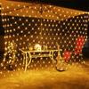 Festoon Net Mesh LED String Light Outdoor Garden Summer Decor Fairy Garland Lamp Wedding Party Courtyard Wall Hanging Lights