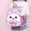 Cartoon Kids Backpack For Preschoolers Oxford Fabric Cute Dual Shoulder Bag For Daycare