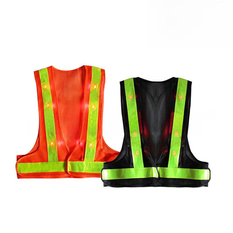 High-Visibility Reflective Safety Vest for Traffic and Construction Workers