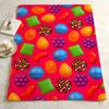 Игровое одеяло C-Candy C-Crush S-Saga Throw из фланели, мягкое для кожи, подходит для дивана, гостиной, кровати, путешествий и в качестве подарков
