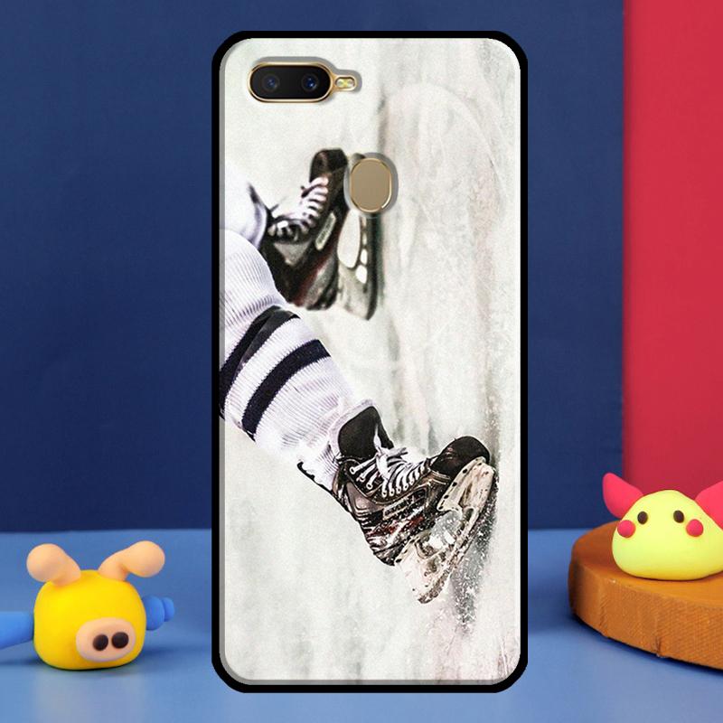 Спортивный чехол для хоккея на льду для Oppo A16 A76 A96 A58 A78 A98 A5 A9 A91 A15 A17 A77 A52 A72 A74 A94 A54S A57S