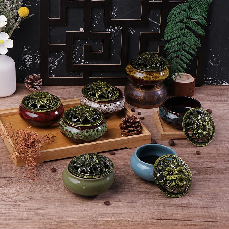 Керамическая лед трескающаяся курильница конусная палочка держатель курильницы украшения для дома японские курильницы дзен декор