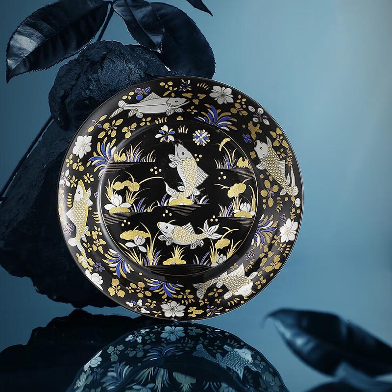 Master Zheng Wenqiang's Ceramic Gilt Silver Gaiwan Tea Set