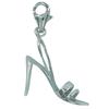 [Q4878] - Silver Charm Pendant 'Cinderella' Silver (rhodium-plated) - 20x18 Mm