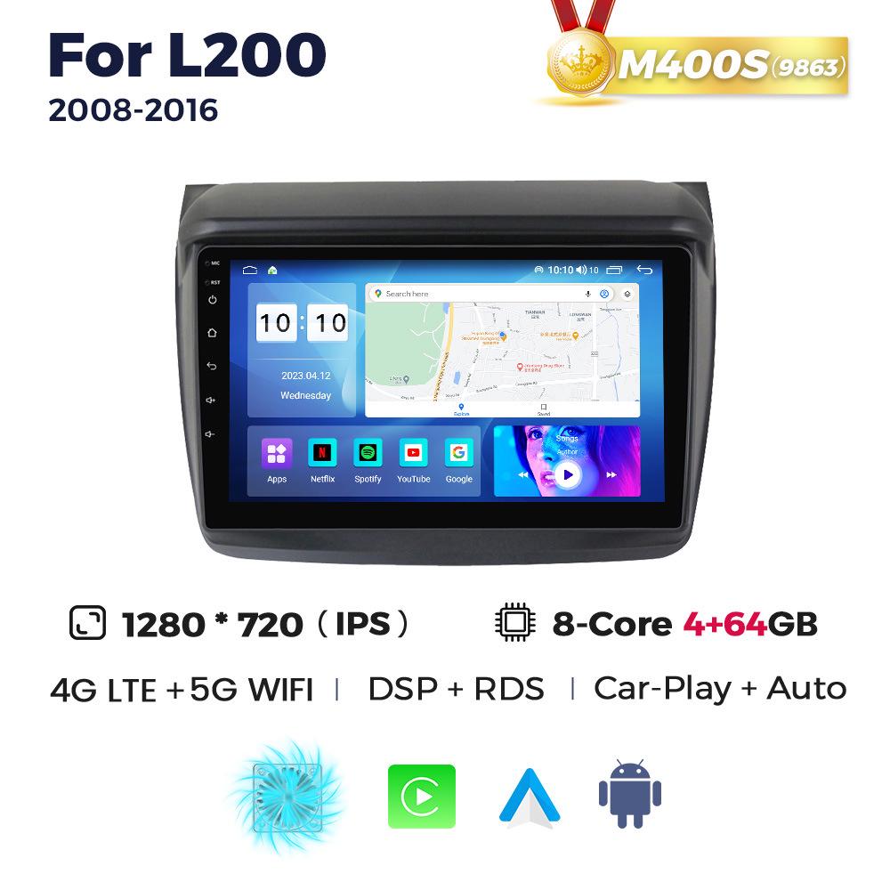 Основная плата Android-навигации Mitsubishi Pajero Sport/L200 с совместимостью с CarPlay