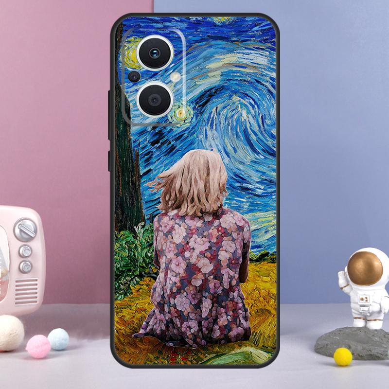 Картины Звездная ночь Ван Гог Чехол Для OPPO Reno 13 F 11F 12F 14F 10 11 12 14 Pro 7 8 Lite Чехол OPPO Find X6 X5 X8 X9 Pro