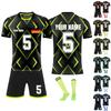 Personalised Shirts Kit Mens Girls With Name Number Custom Football Jerseys For Boys Training Suit